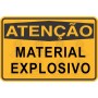 Atenção - material explosivo